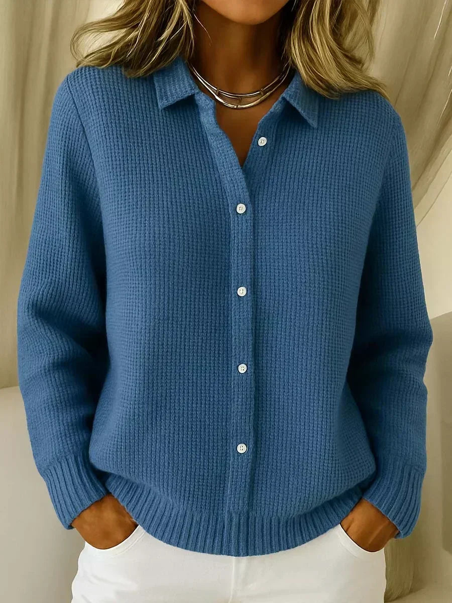 Camille | Cardigan a Maglia Testurizzata con Bottoni