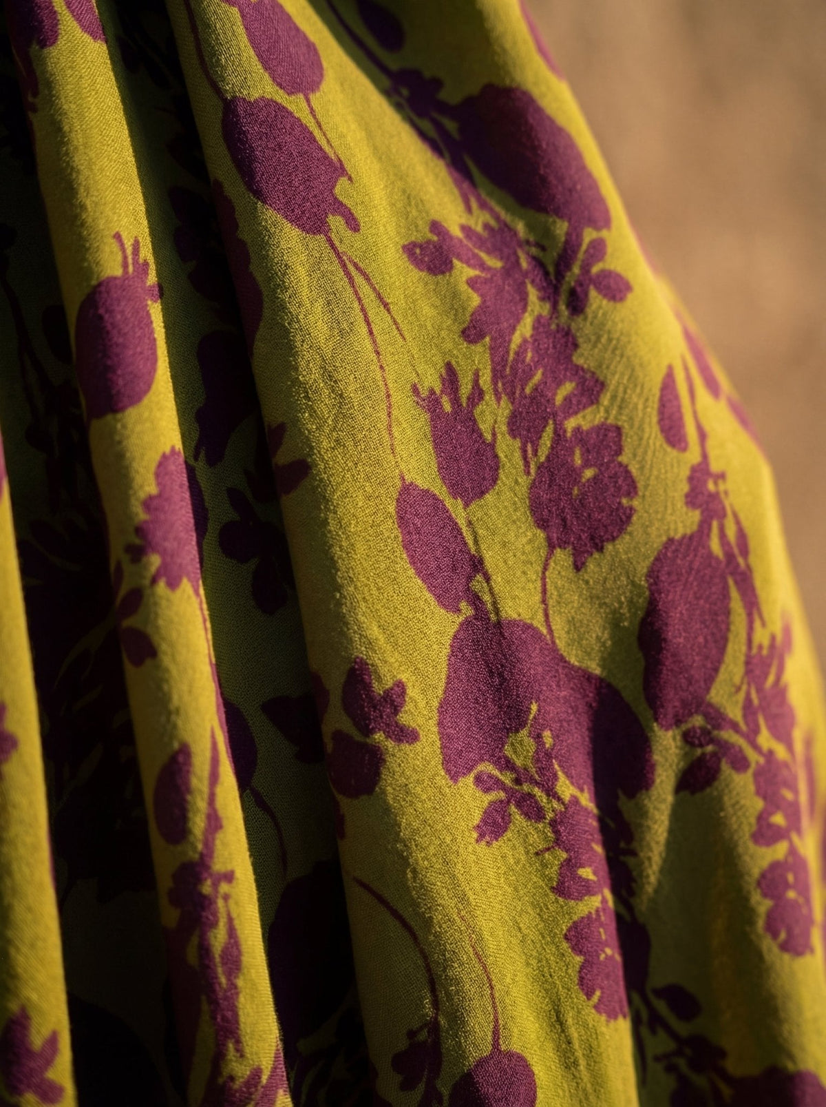 Daniela™ | Abito Maxi Floreale con Drappeggio Fluente