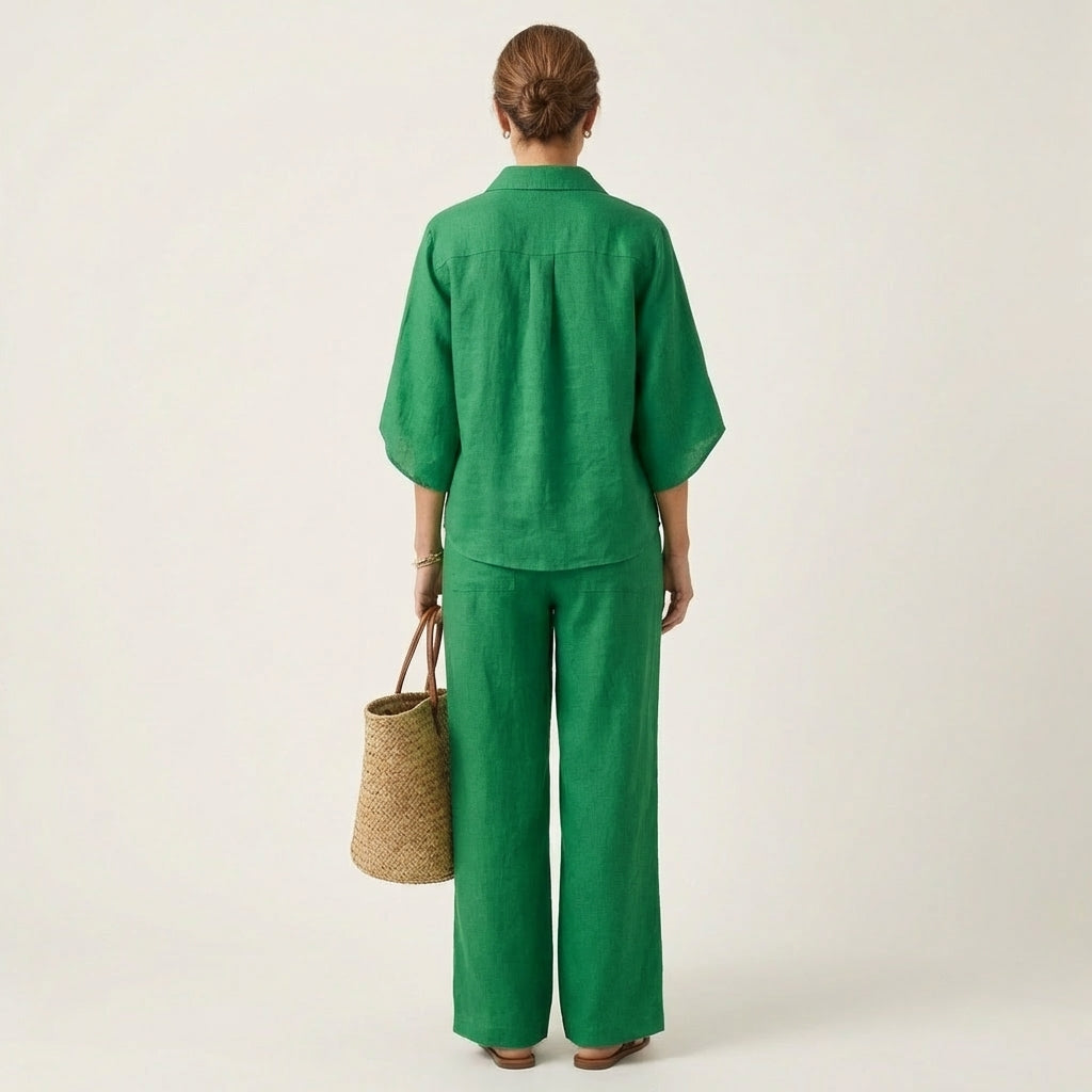 Zerah | Set Due Pezzi in Lino