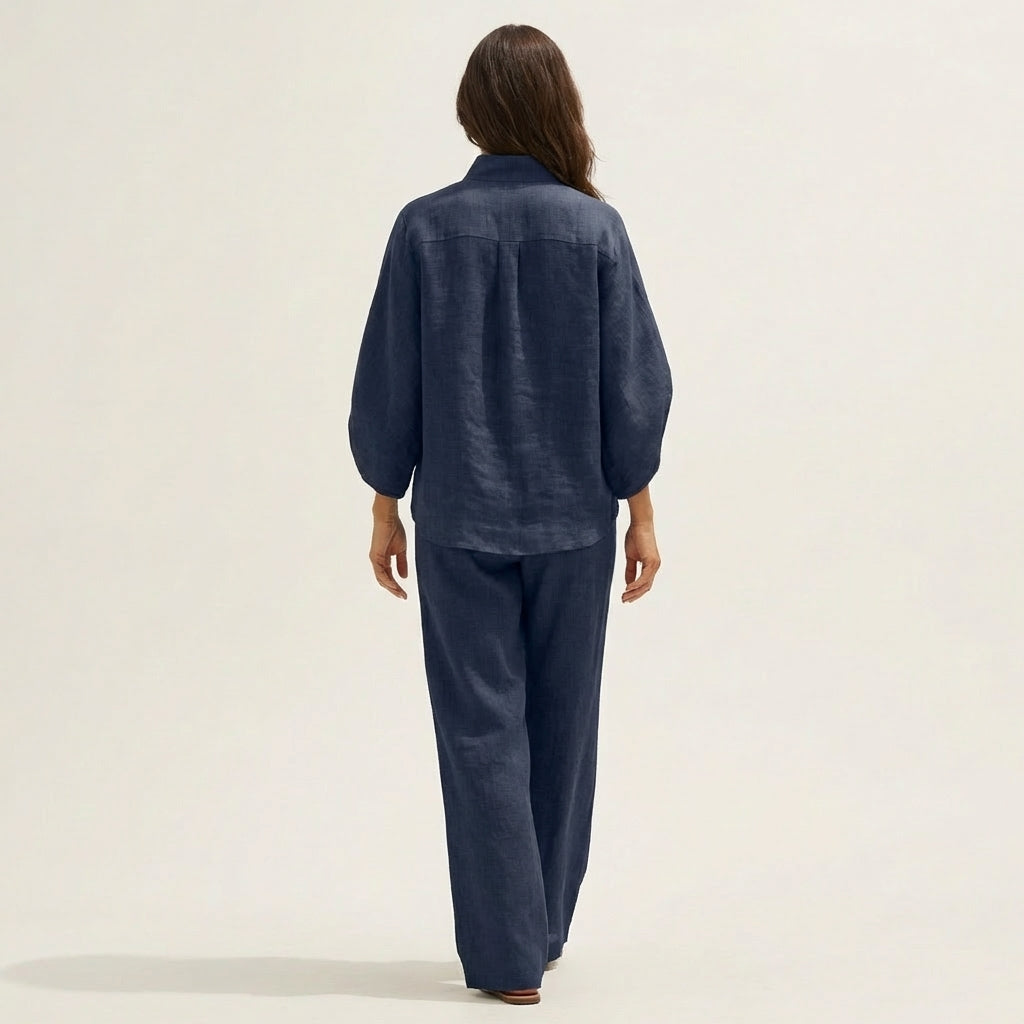 Zerah | Set Due Pezzi in Lino