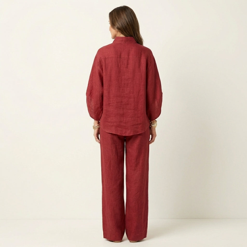 Zerah | Set Due Pezzi in Lino