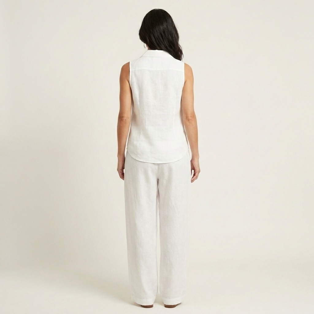 Twiila | Set Top Incrociato e Pantaloni Ampi