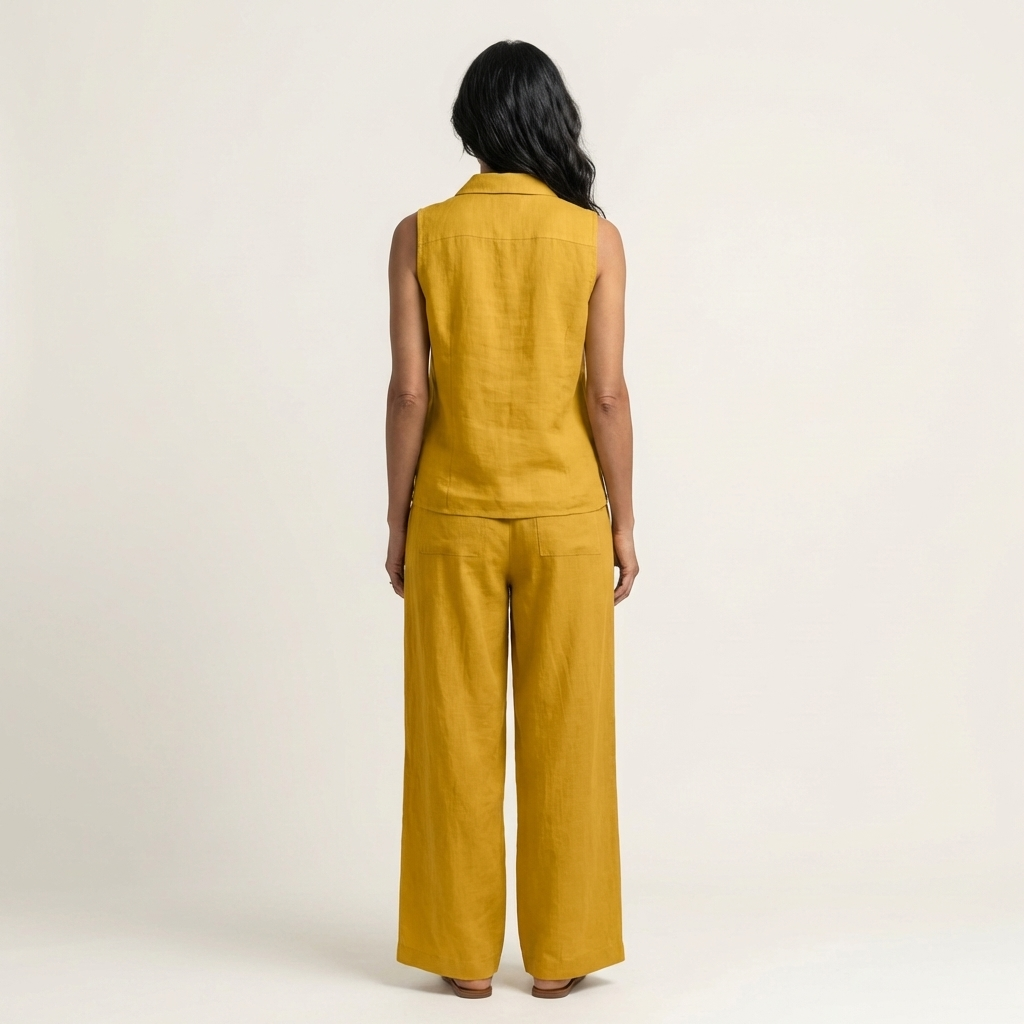 Twiila | Set Top Incrociato e Pantaloni Ampi