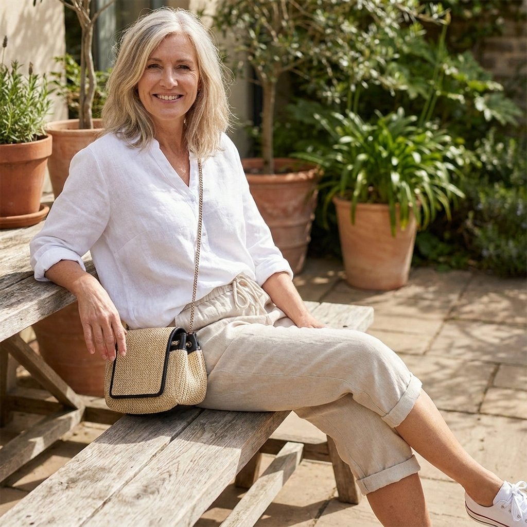 Laluna | Pantaloni Corti da Donna in Cotone