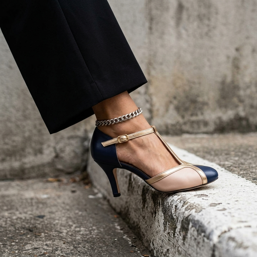 Susan | Tacchi T-Strap Comfort per Tutto il Giorno