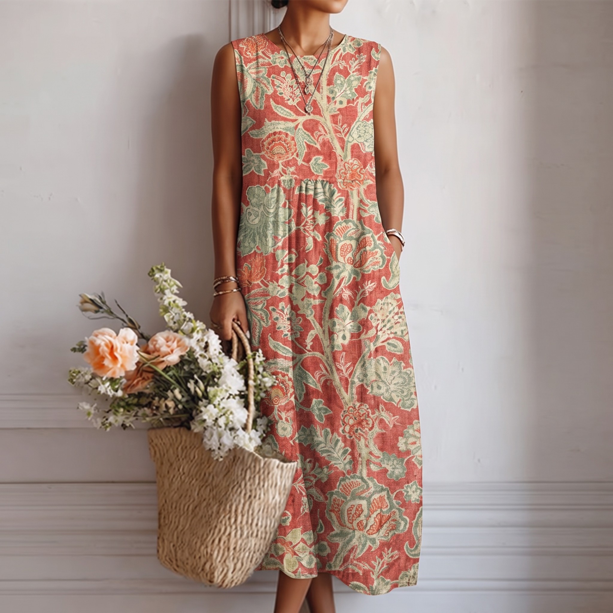 Raquel™ | Vestito Midi da Giorno a Giorno