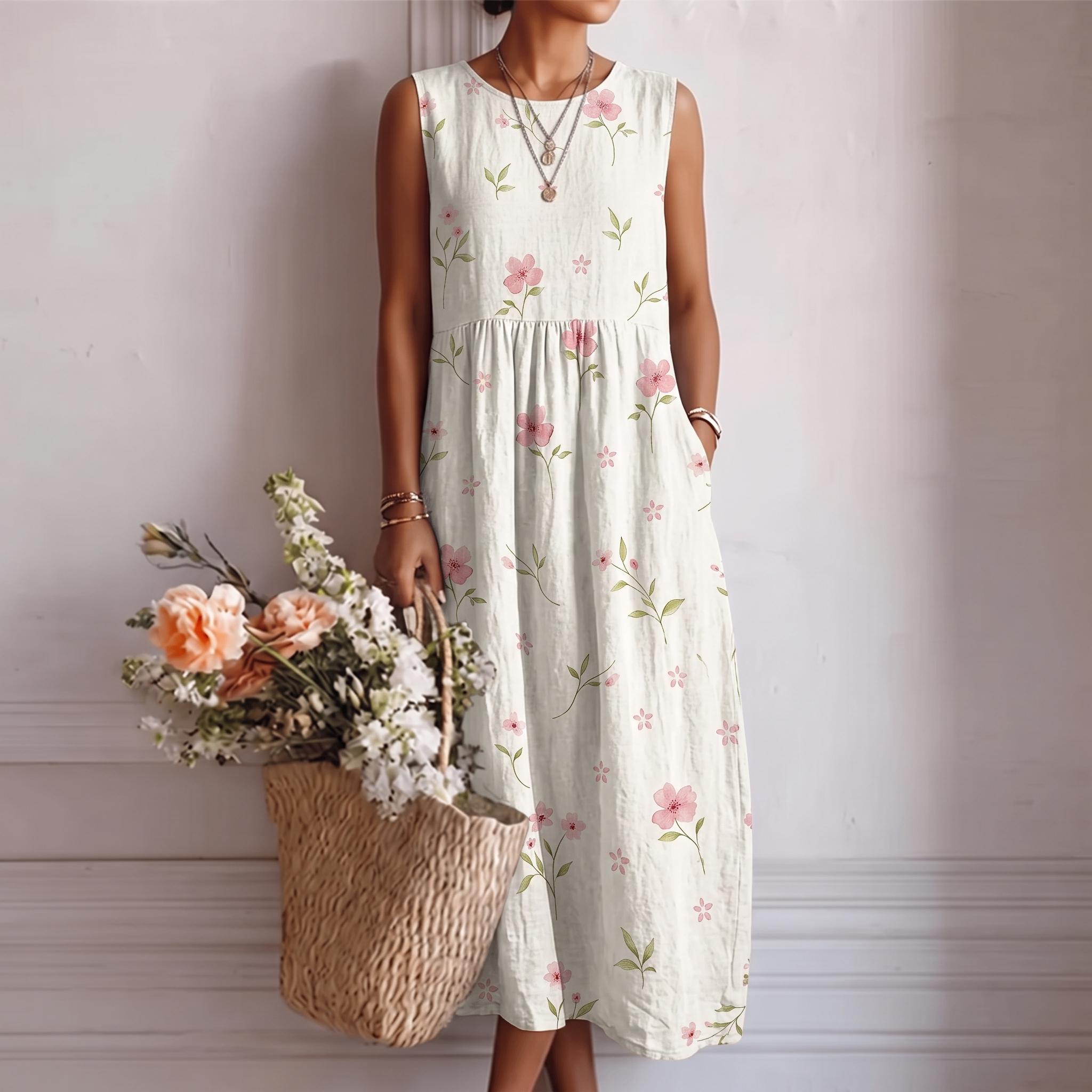 Elisa™ | Vestito Midi del Giorno alla Giorno