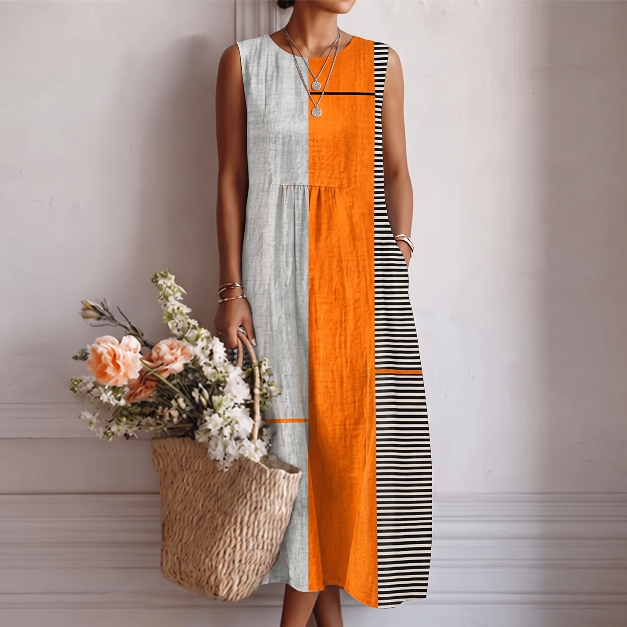 Clara™ | Vestito Midi del Giorno alla Giorno