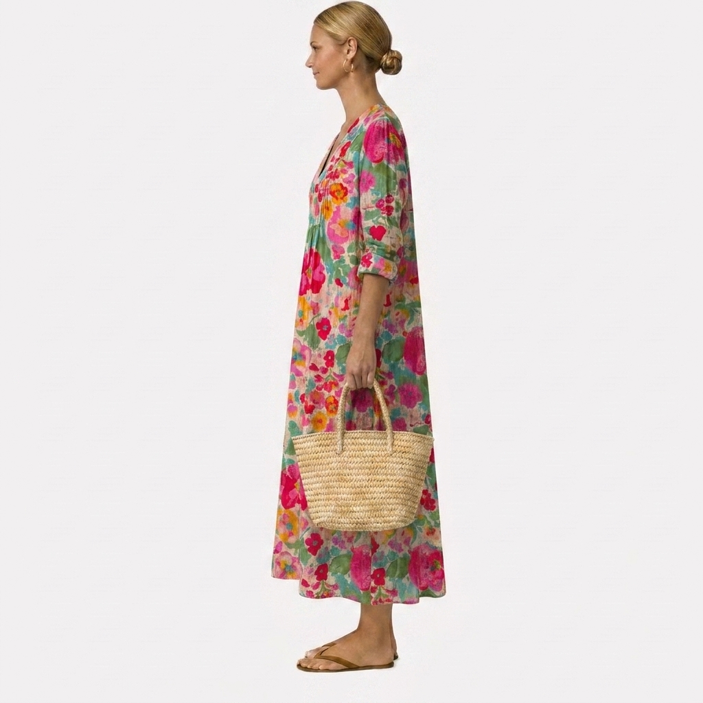 Rosa™ | Vestito Floreale Elegante