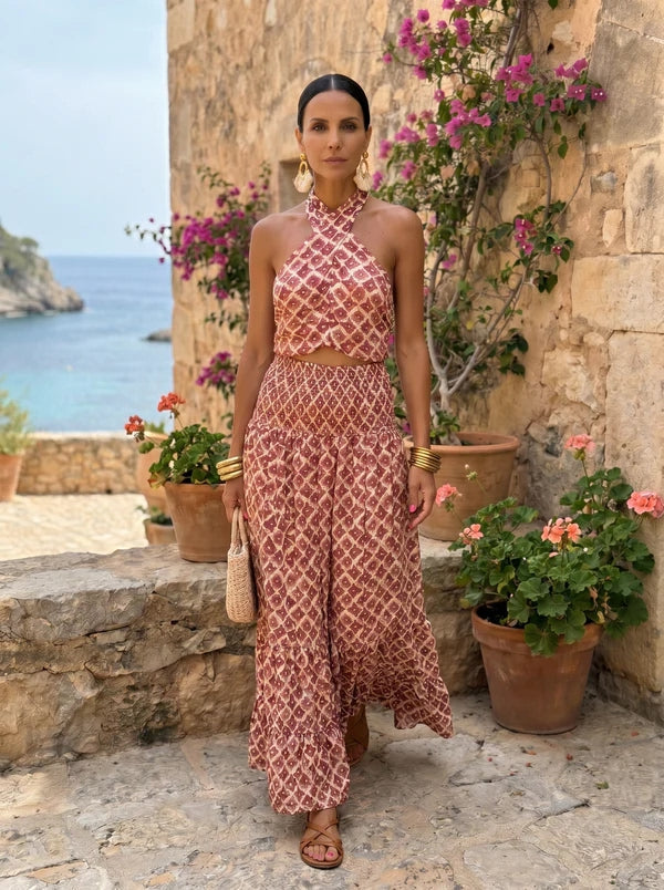 Elsa | Completo Elegante con Design a Spalle Scoperte