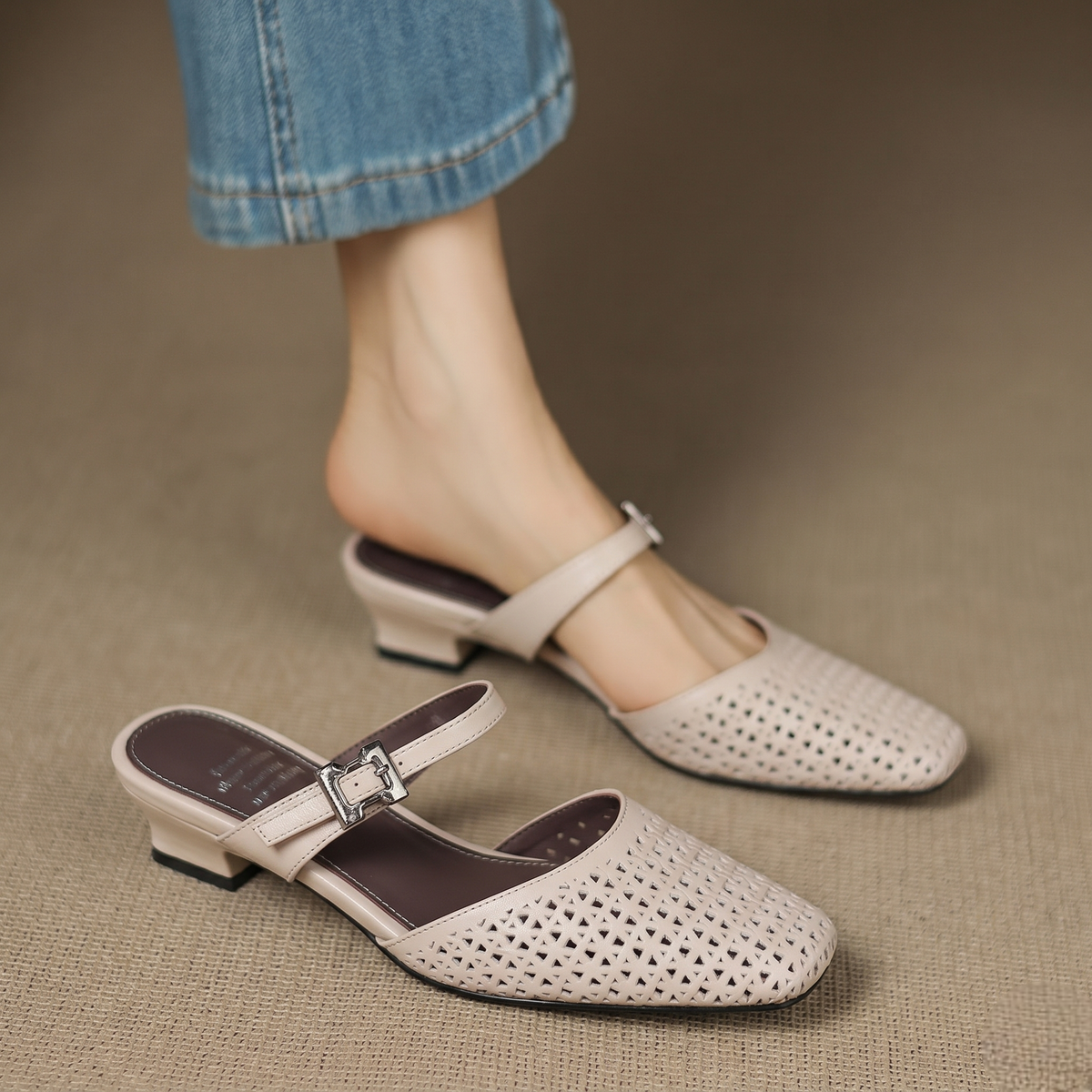 Ovia | Mule in Pelle Vera