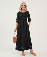 Aubrey™ | Abito Midi Smoothing per una Silhouette Flattering