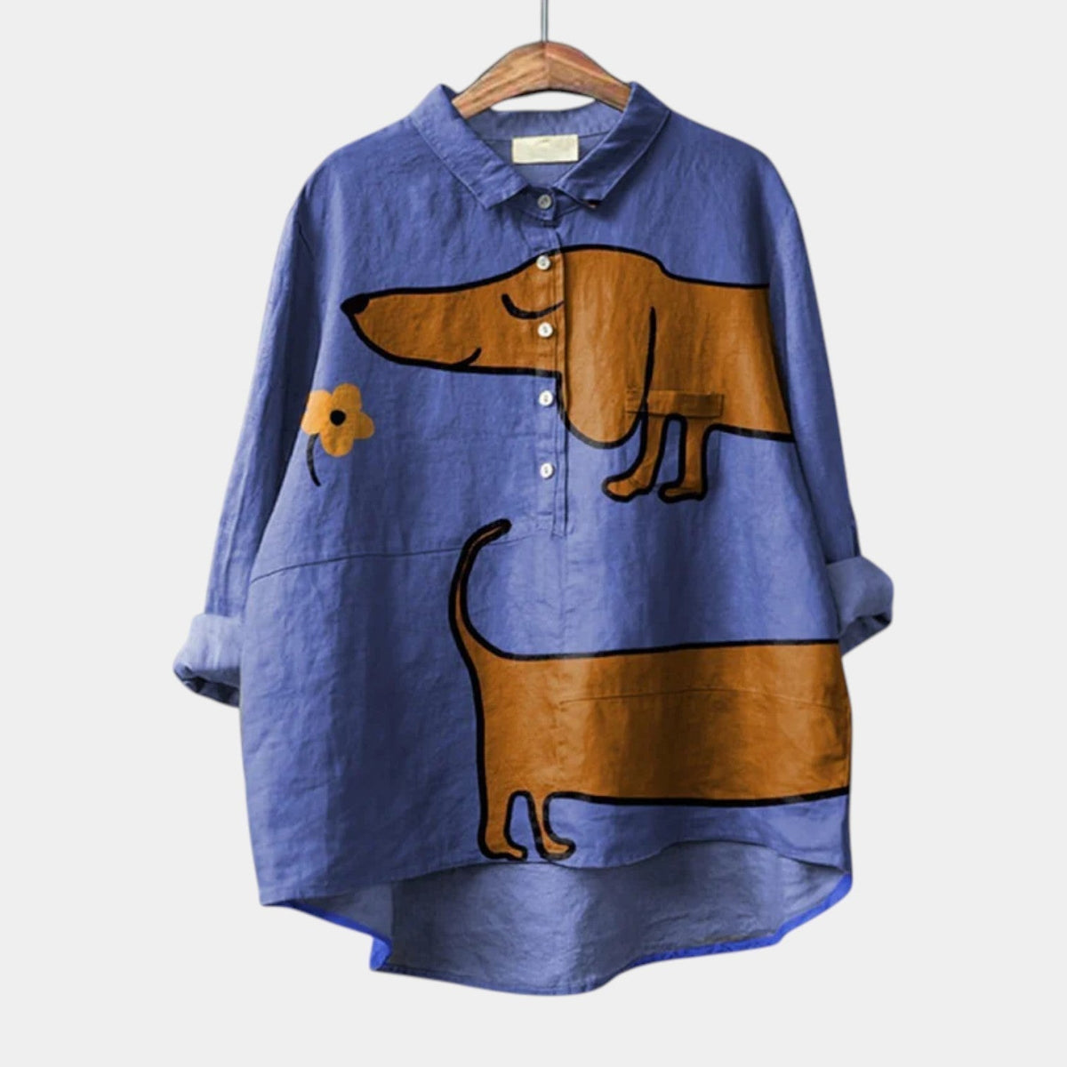 Athenea | Blusa con Stampa di Bassotto
