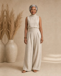 Tiana | Set Elegante di Pantaloni a Gamba Larga e Top