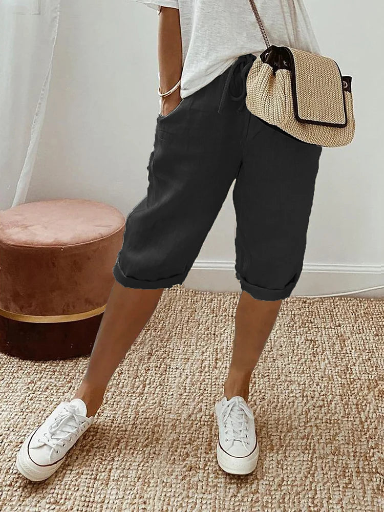 Laluna | Pantaloni Corti da Donna in Cotone