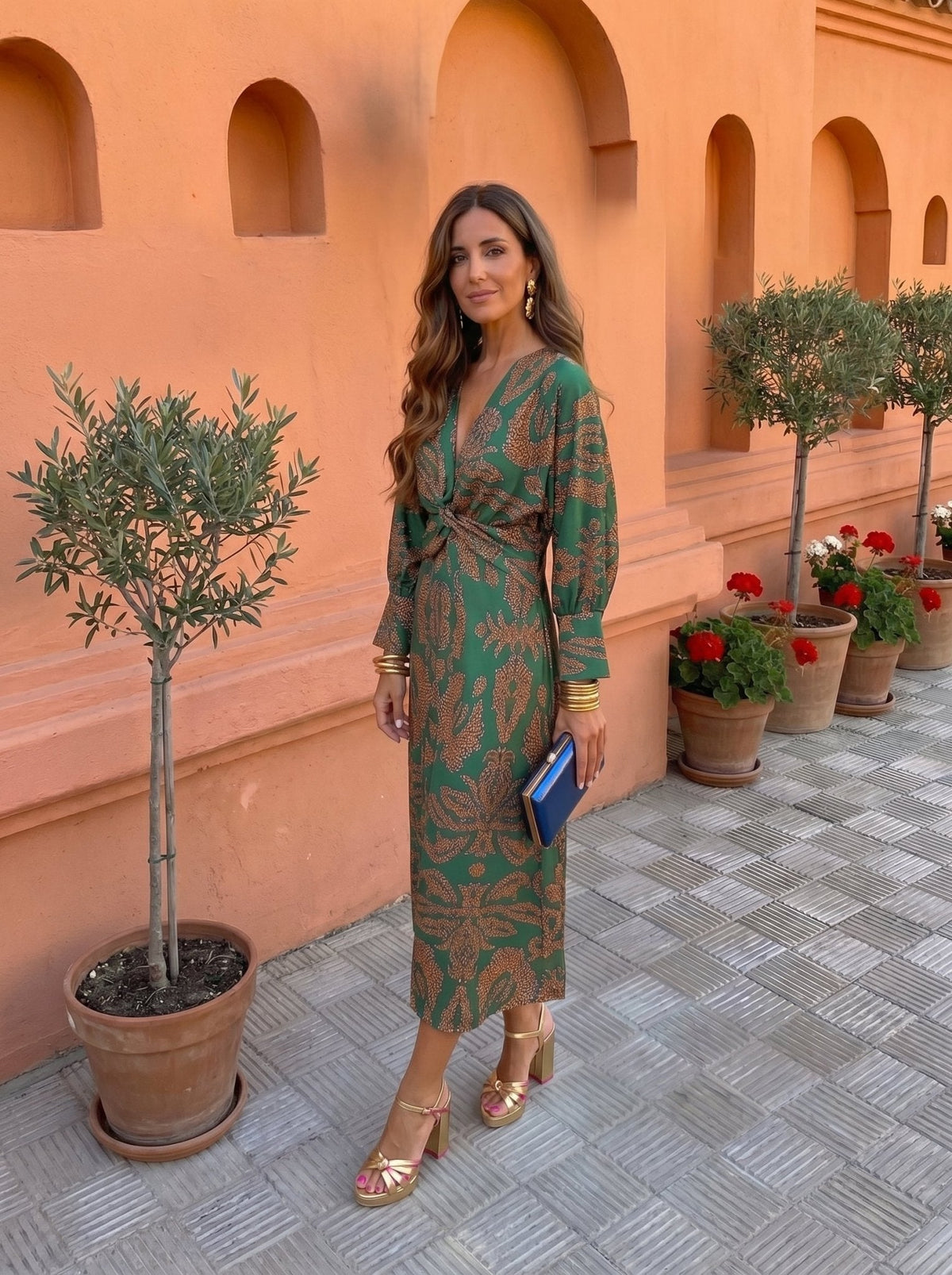 Laura™ | Abito Midi con Stampa