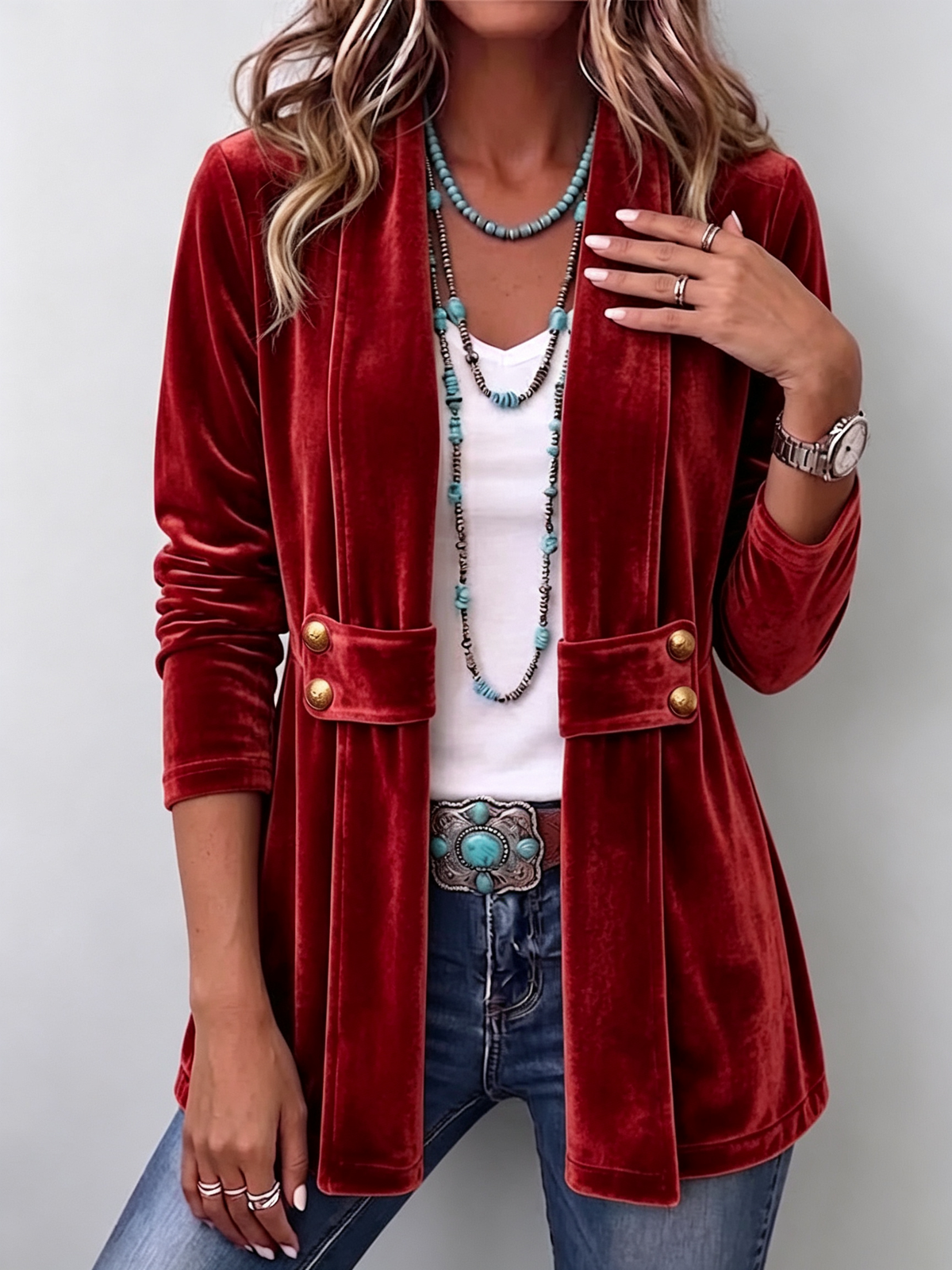 Holliwell™ | Giacca Vintage con Risvolto