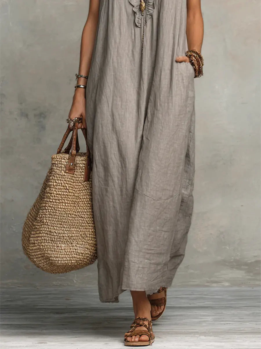 Harper | Maxi Dress Ruffled V-Neck
