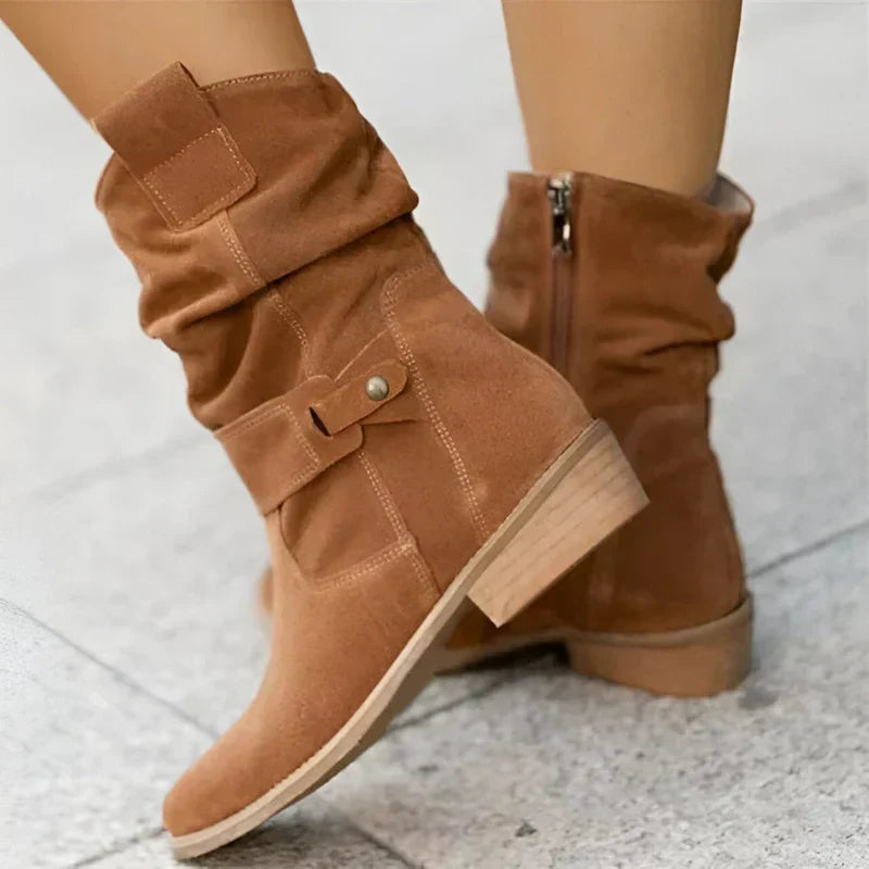 Esther | Stivali in Suede Ortopedici