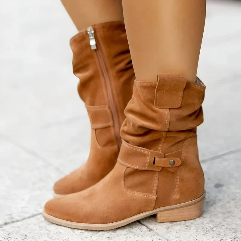 Esther | Stivali in Suede Ortopedici