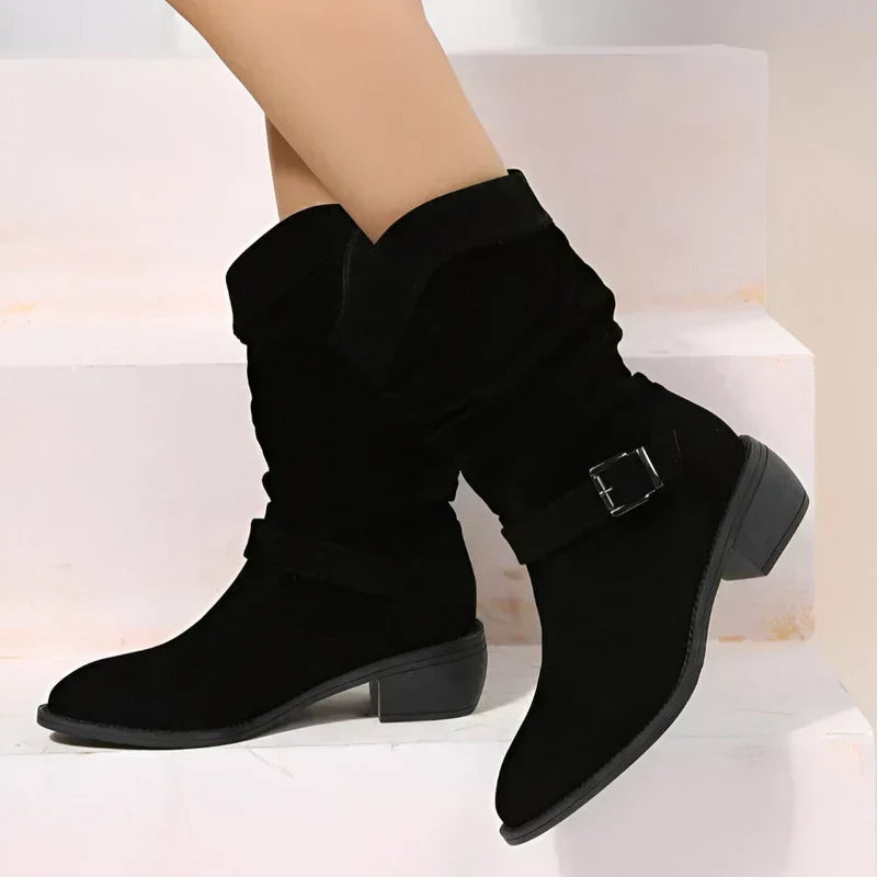 Esther | Stivali in Suede Ortopedici