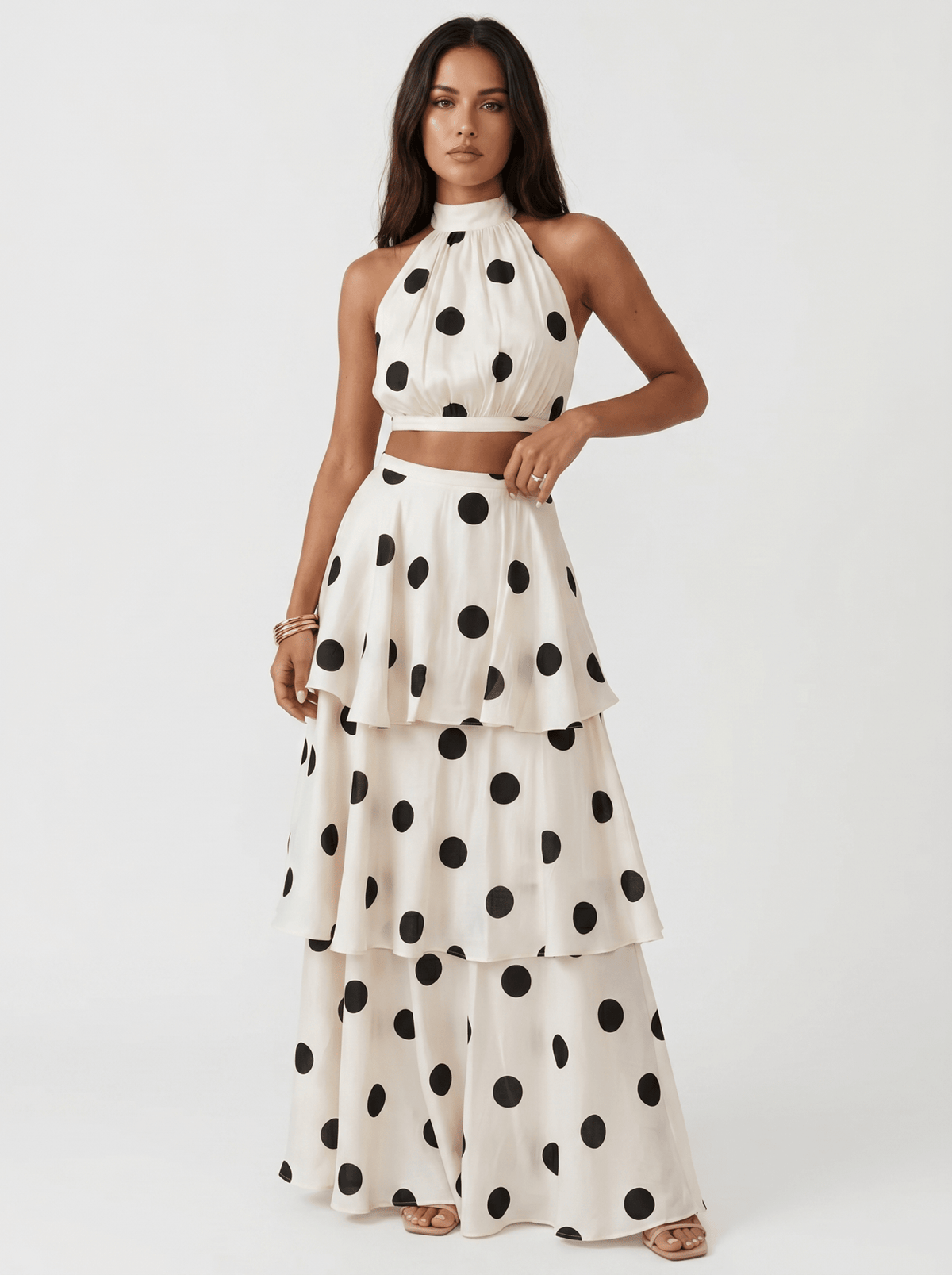 Alina™ | Set Top a Pois e Gonna Lunga