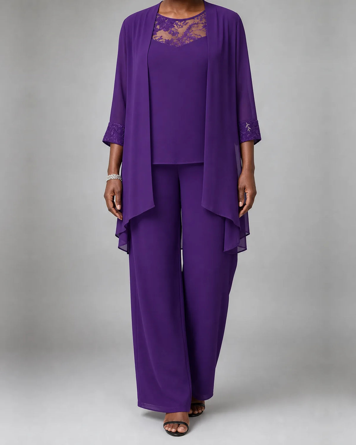 Selah | Completo in Chiffon a Tre Pezzi