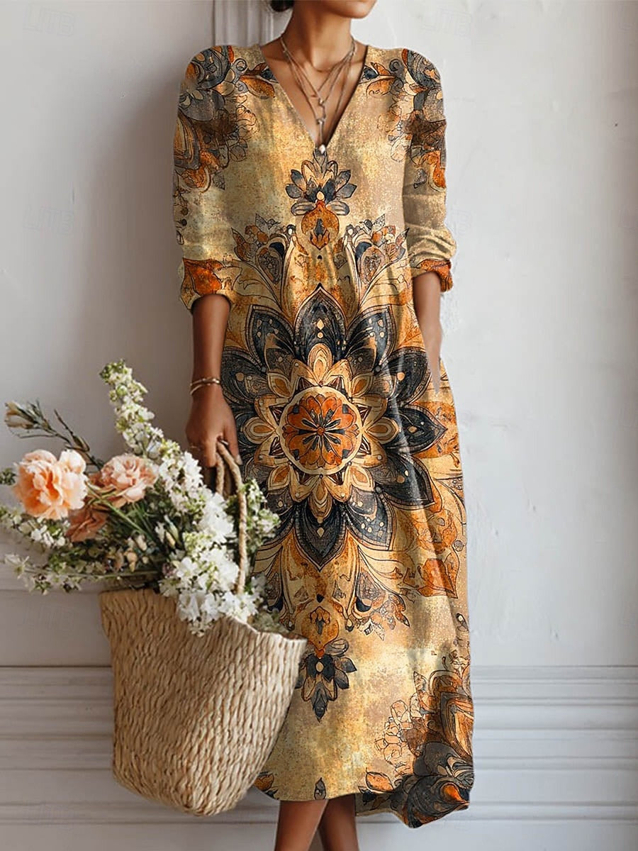 Dora™ | Abito Boho Lungo