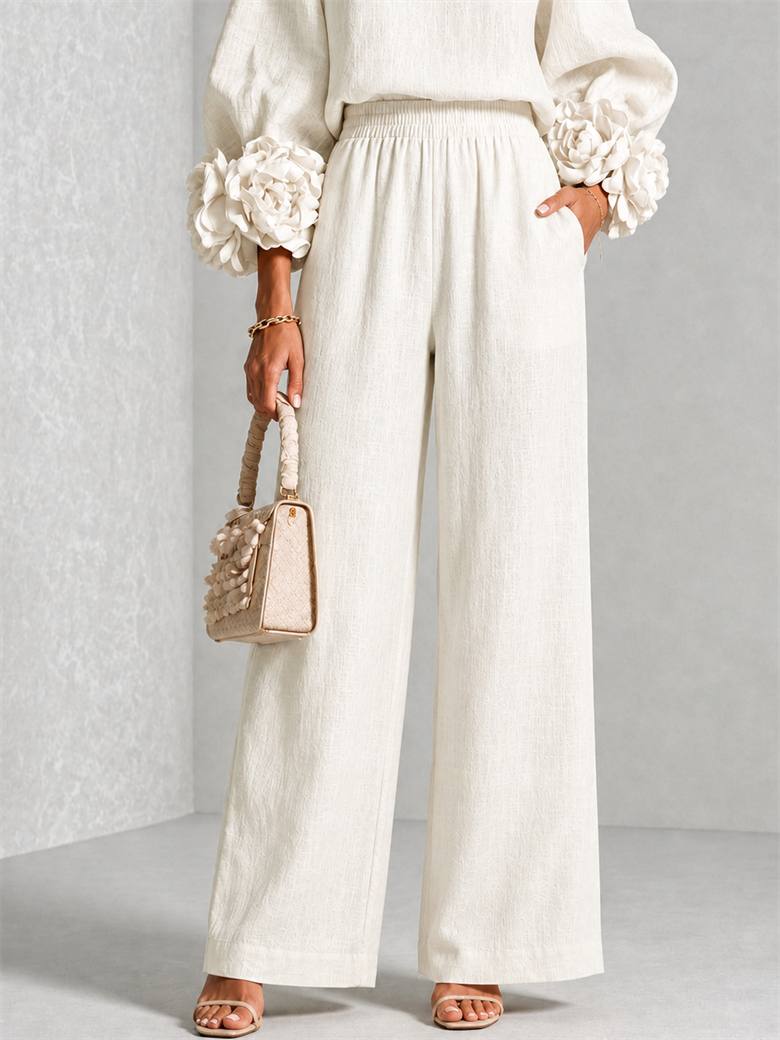 Carys | Set Due Pezzi con Cuffie Floreali