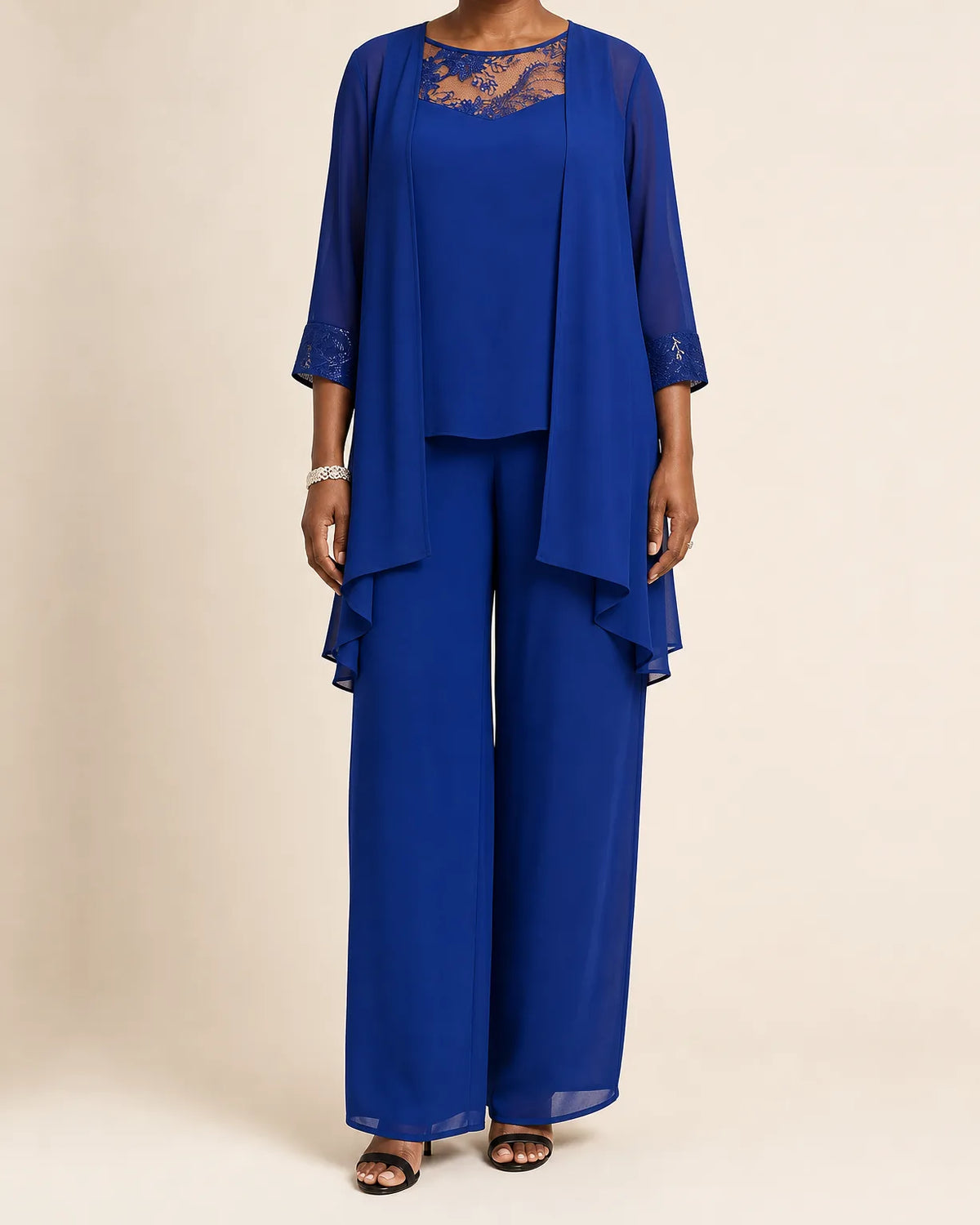 Selah | Completo in Chiffon a Tre Pezzi