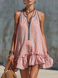 Harper | Striped Sleeveless Mini Dress