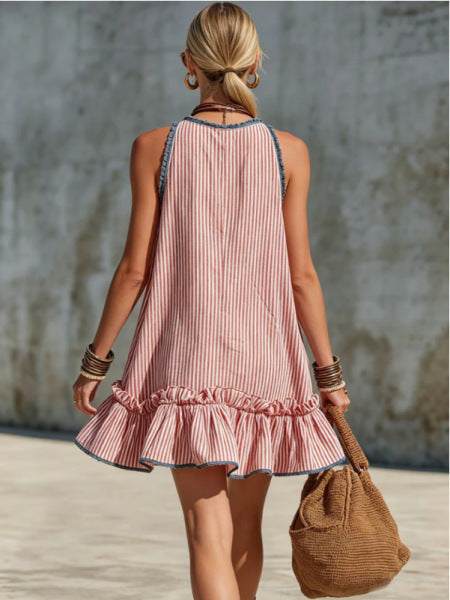 Harper | Striped Sleeveless Mini Dress