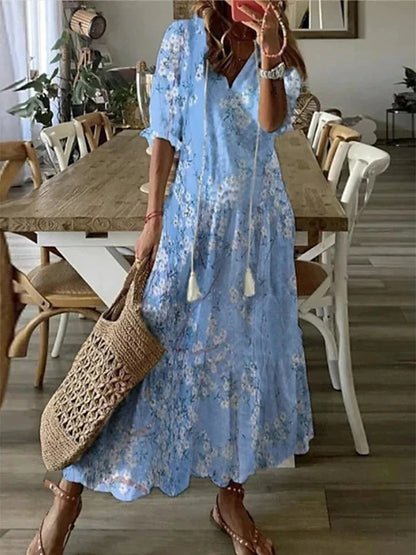 Luna | Vestito midi dallo stile boho informale